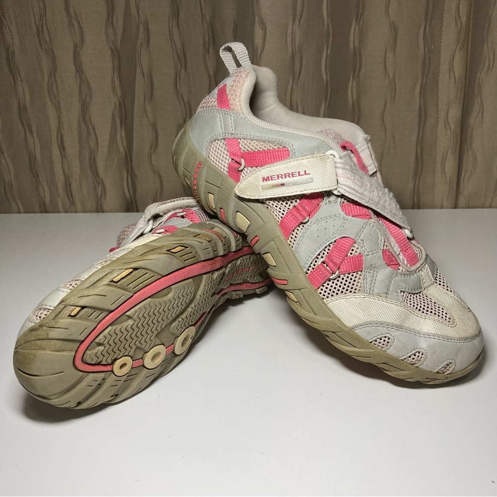 Merrell Waterpro Z-Rap Youth 5.5 Z-Strap Pink Gray Continuum Kid's Shoes 86510
